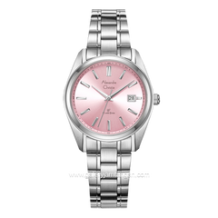 Alexandre Christie AC 8660 LD Silver Dial Pink Macaron Series Stainless Steel
