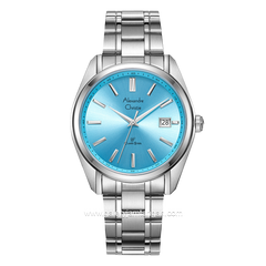 Alexandre Christie AC 8660 MD Silver Dial Blue Macaron Series Stainless Steel