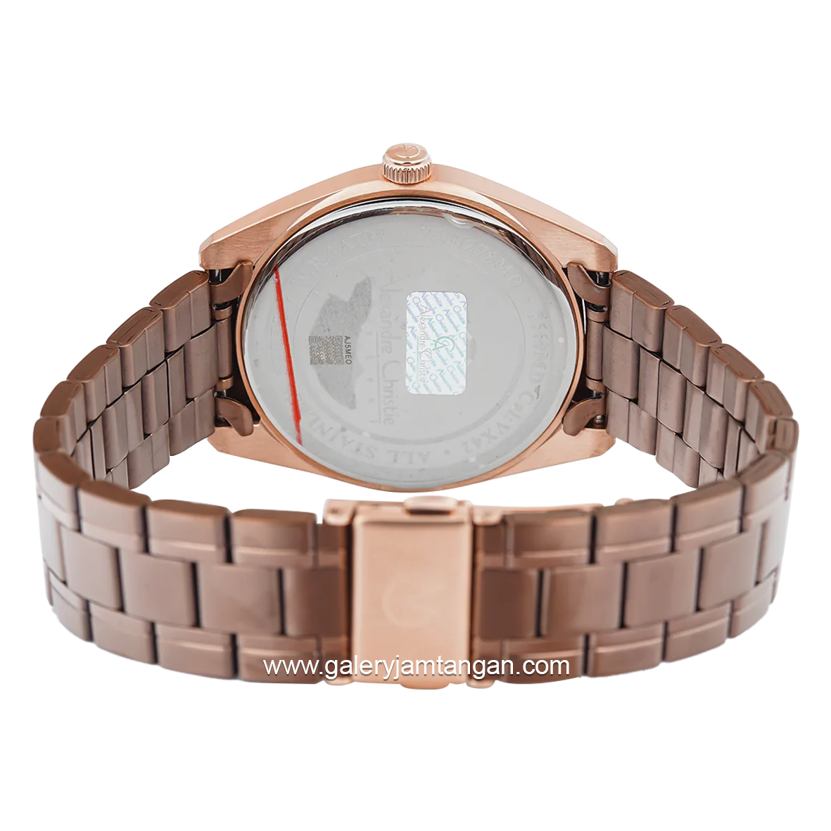 Alexandre Christie AC 8660 MD Brown Rosegold Stainless Steel