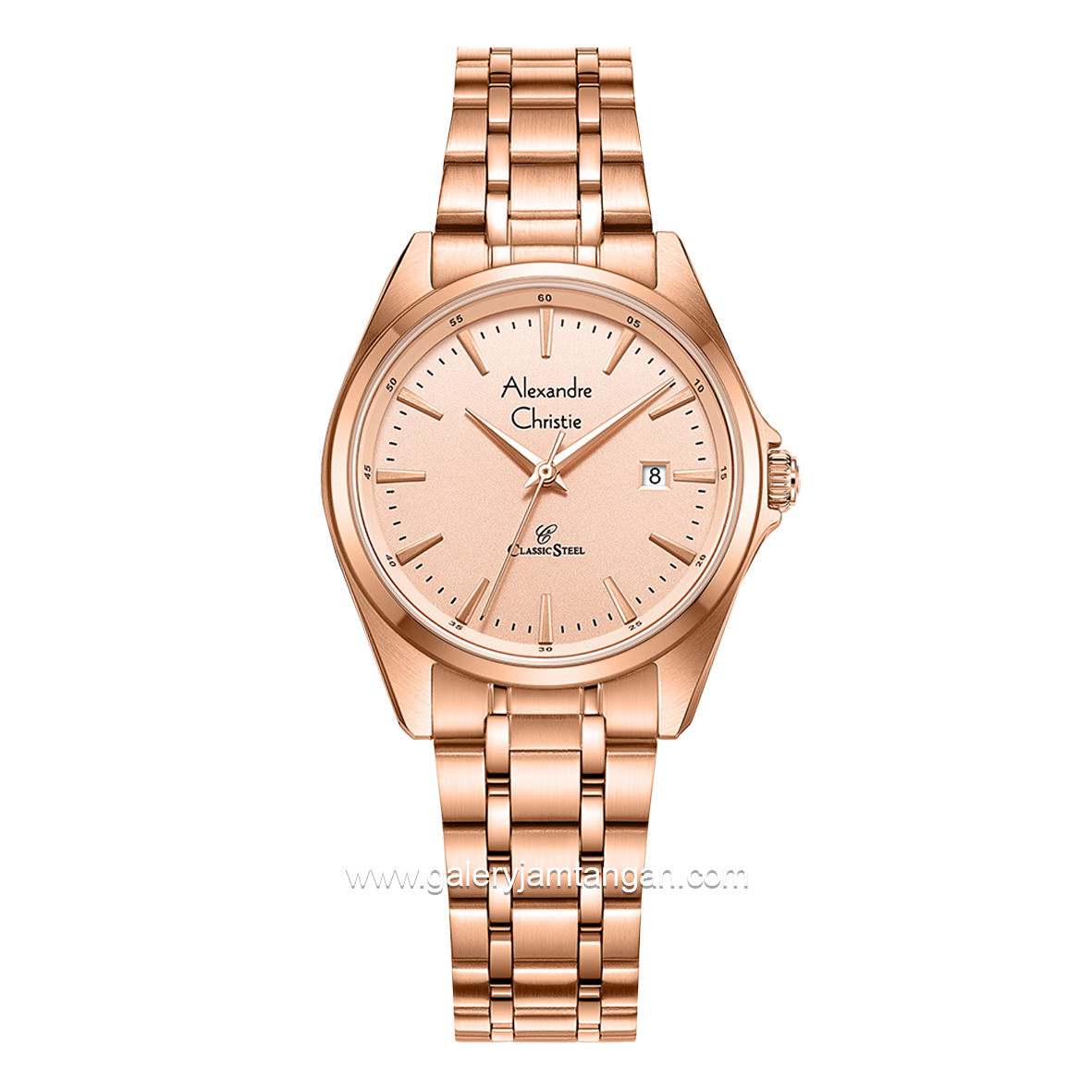 Alexandre Christie AC 8661 LD Rosegold Stainless Steel