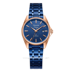 Alexandre Christie AC 8661 LD Blue Rosegold Stainless Steel