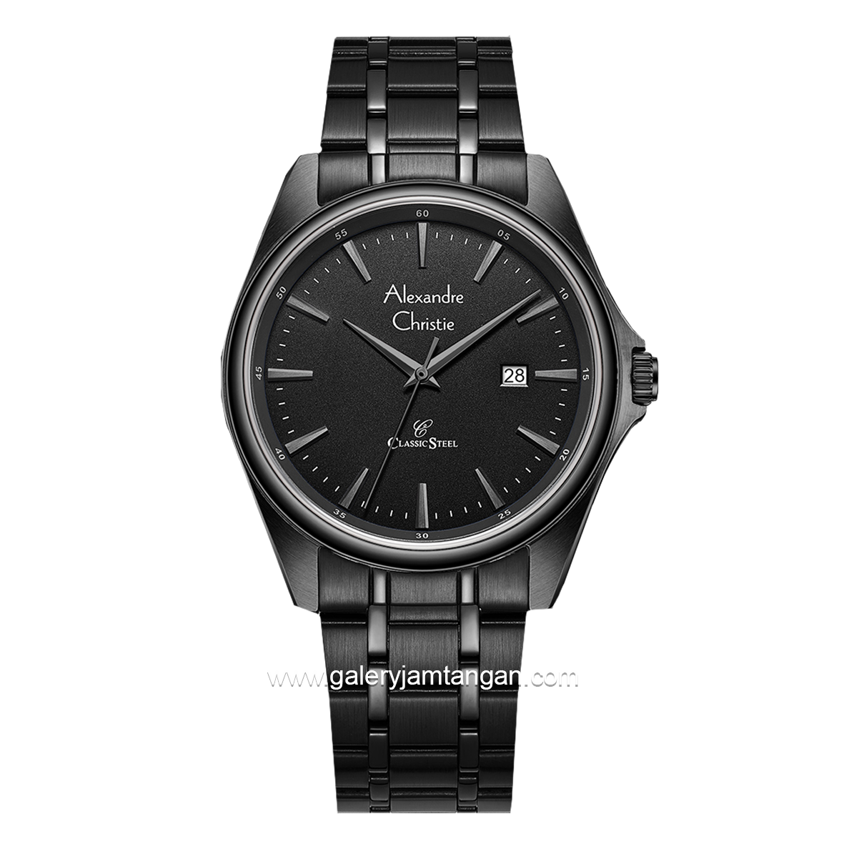 Alexandre Christie AC 8661 MD Black Stainless Steel