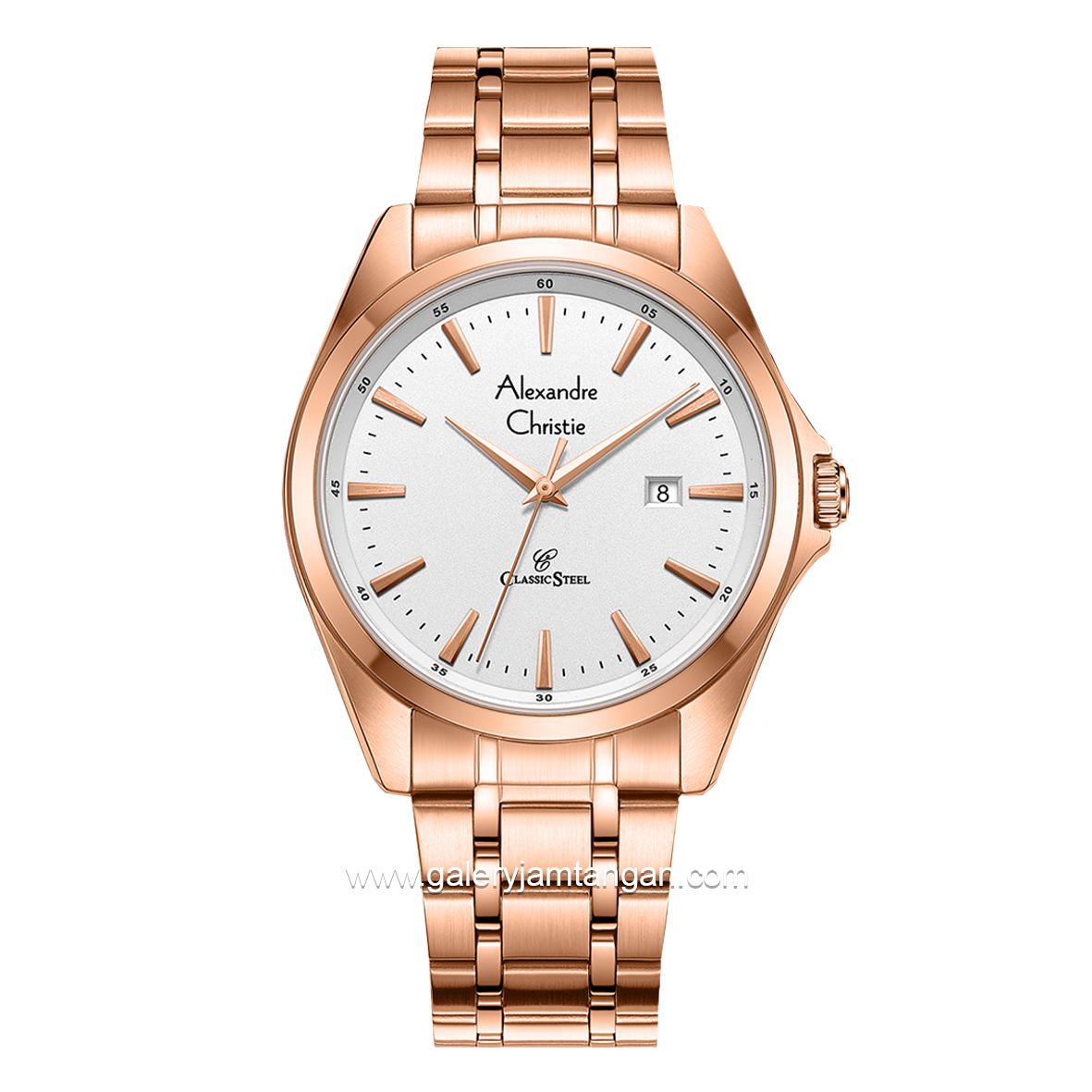 Alexandre Christie AC 8661 MD Rosegold Stainless Steel