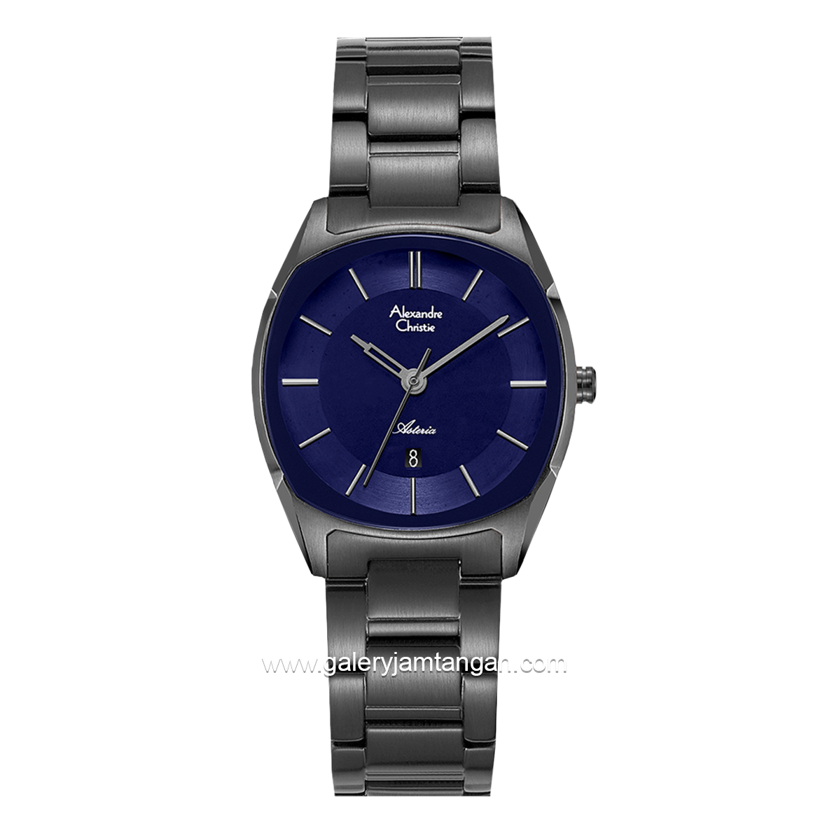 Alexandre Christie AC 8671 LD Grey Dial Blue Stainless Steel