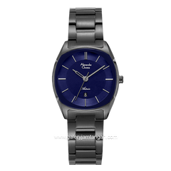 Alexandre Christie AC 8671 LD Grey Dial Blue Stainless Steel