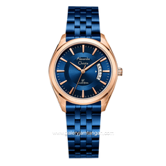 Alexandre Christie AC 8674 LD Blue Rosegold Stainless Steel