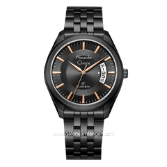 Alexandre Christie AC 8674 MD Black List Rosegold Stainless Steel