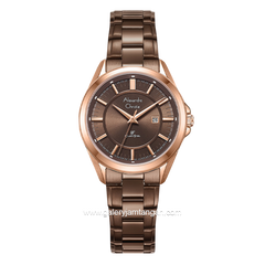 Alexandre Christie Classic Steel AC 8675 LD Brown Dial Brown Stainless Steel Strap