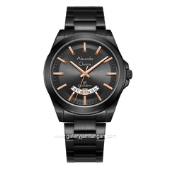 Alexandre Christie AC 8676 MD Black List Rosegold Stainless Steel
