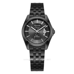 Alexandre Christie Classic AC 8677 LD Women Black Stainless Steel Strap