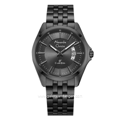 Alexandre Christie Classic AC 8677 MD Men Full Black Stainless Steel Strap