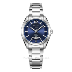 Alexandre Christie AC 8679 LD Silver Dial Blue Stainless Steel