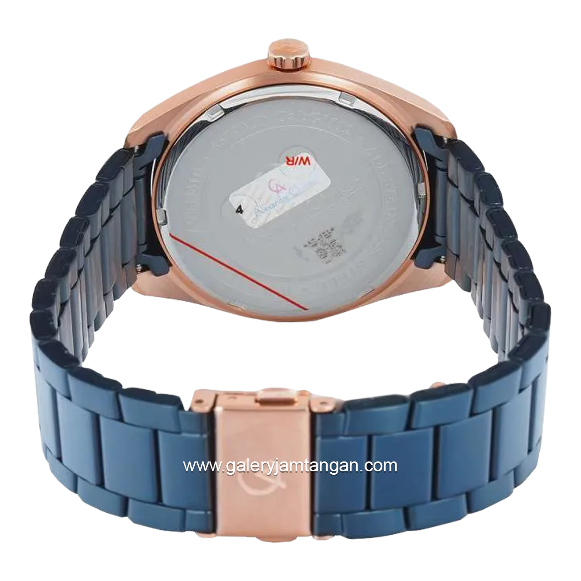 Alexandre Christie AC 8679 MD Navy Rosegold Stainless Steel
