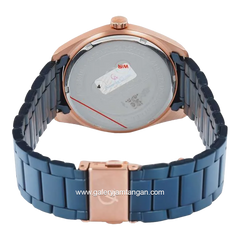 Alexandre Christie AC 8679 MD Navy Rosegold Stainless Steel