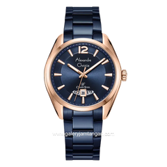 Alexandre Christie AC 8679 MD Navy Rosegold Stainless Steel