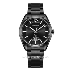 Alexandre Christie AC 8679 MD Full Black Stainless Steel