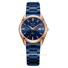Alexandre Christie ClassicAC 8681 LDBURBU Blue Stainless Steel Strap