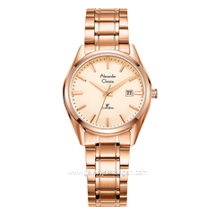 Alexandre Christie Classic AC 8681 LD Rosegold Stainless Steel Strap
