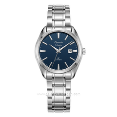 Alexandre Christie AC 8682 LD Silver Dial Blue Stainless Steel