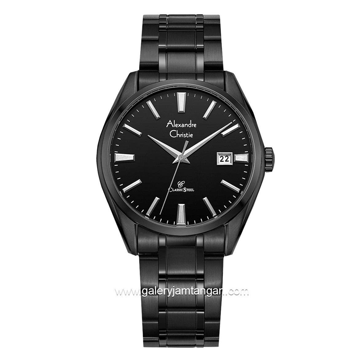 Alexandre Christie AC 8682 MD Black Stainless Steel