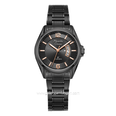 Alexandre Christie AC 8684 LD Black List Rosegold Stainless Steel