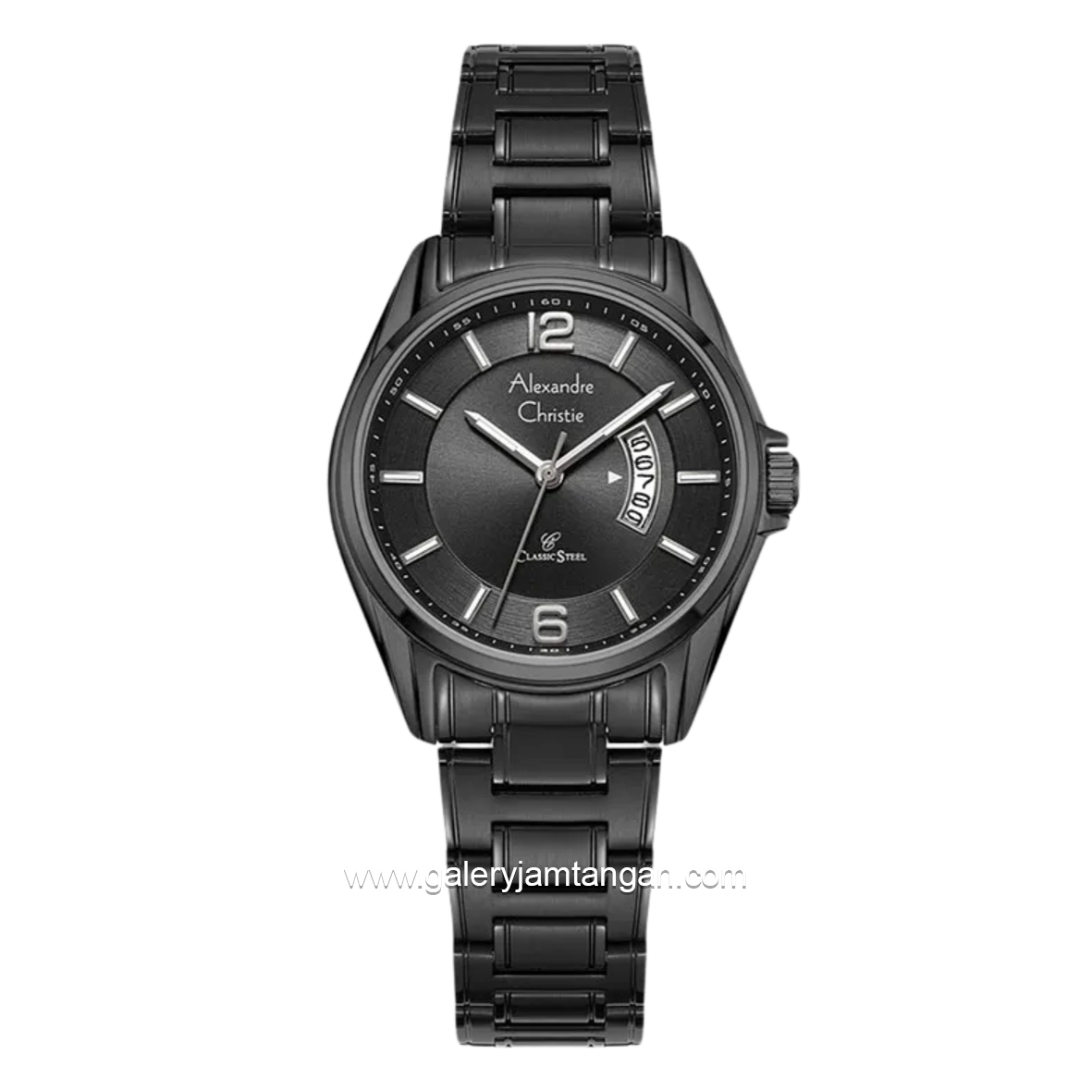 Alexandre Christie AC 8684 LDBIPBA Full Black Stainless Steel