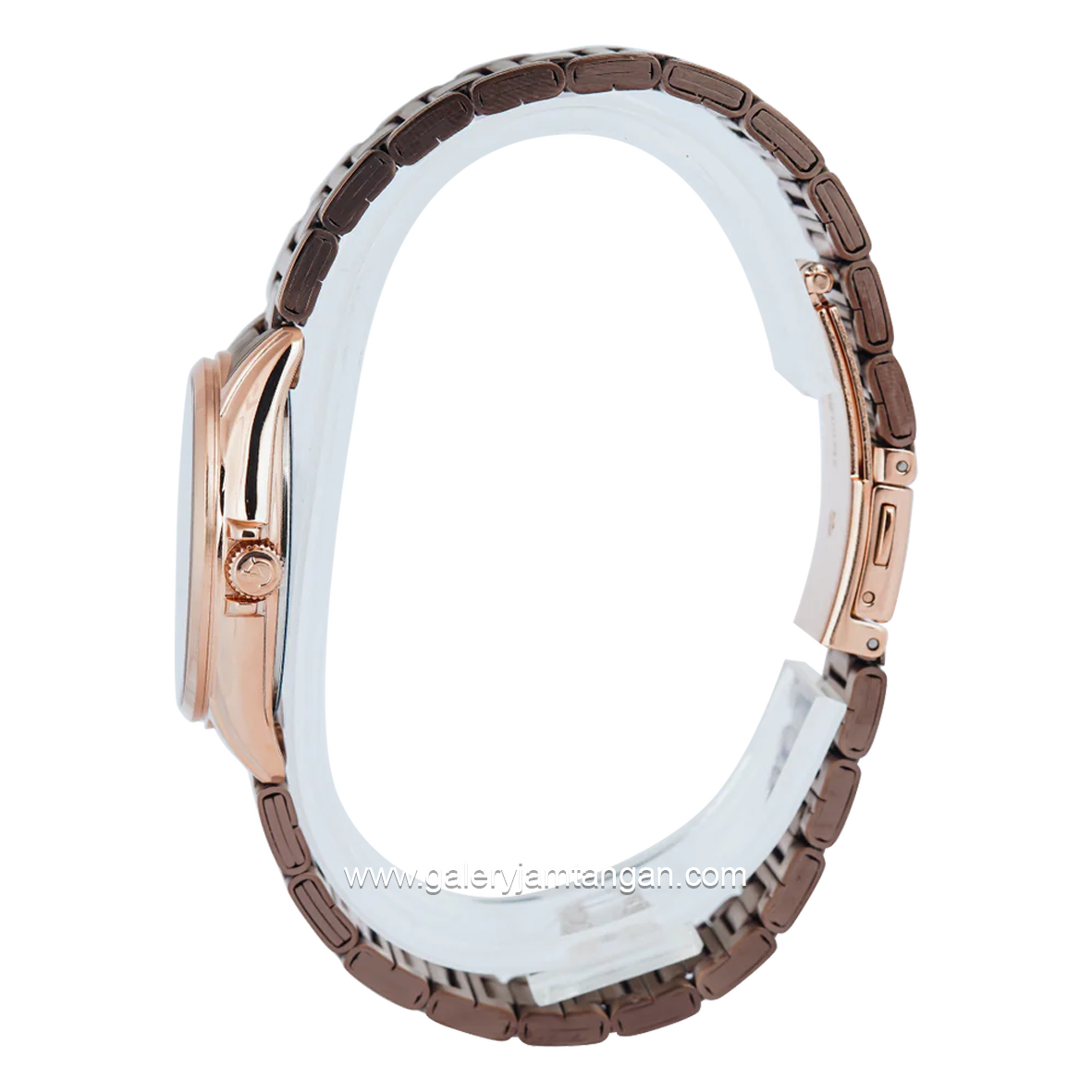 Alexandre Christie AC 8684 LD Brown Rosegold Stainless Steel