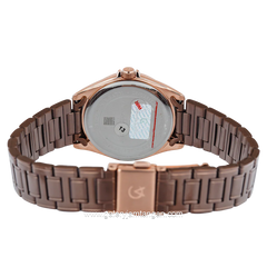 Alexandre Christie AC 8684 LD Brown Rosegold Stainless Steel