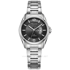 Alexandre Christie AC 8684 LDBSSBA Silver Dial Black Stainless Steel