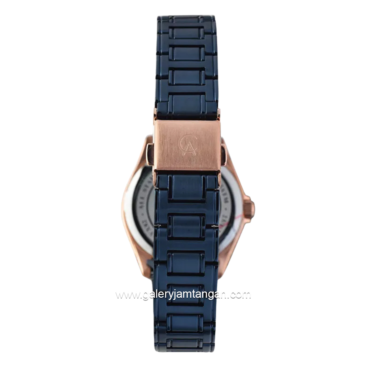 Alexandre Christie AC 8684 LDBURBU Blue Rosegold Stainless Steel