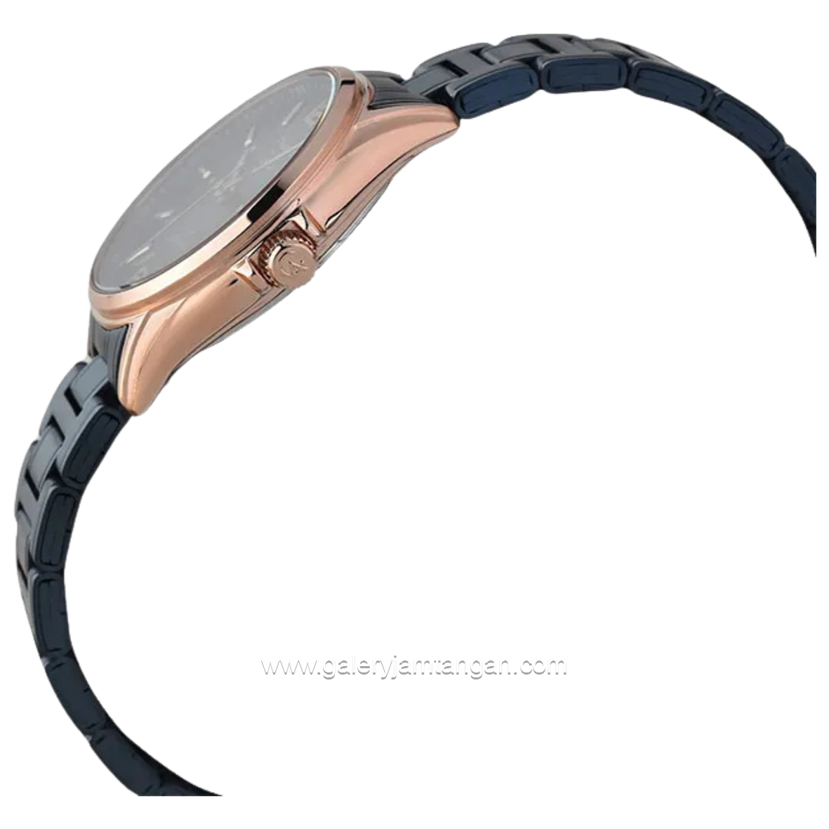 Alexandre Christie AC 8684 LDBURBU Blue Rosegold Stainless Steel