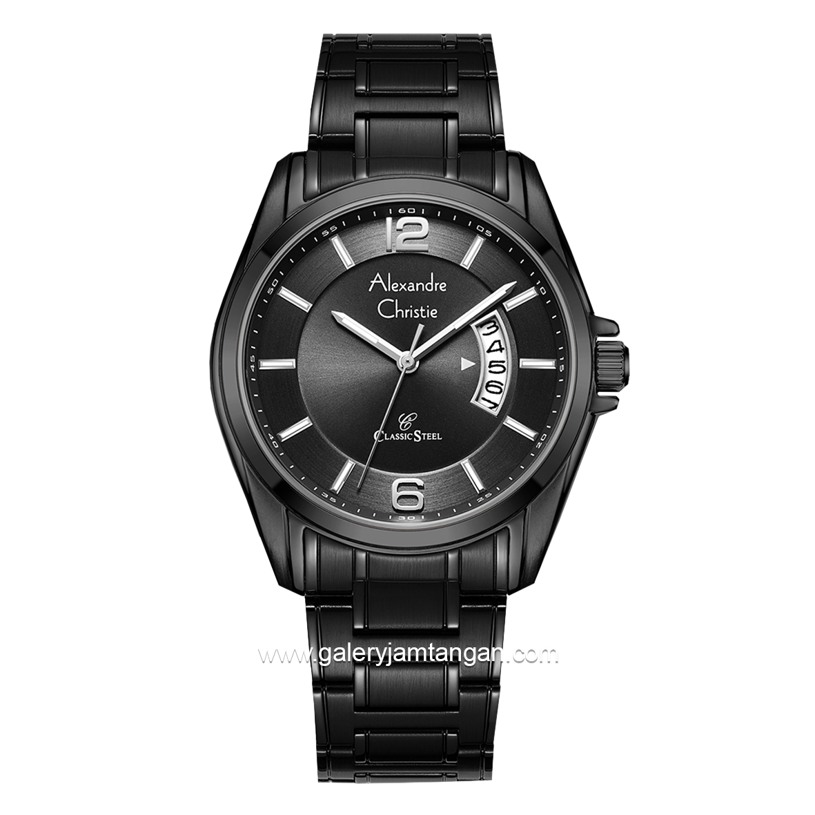 Alexandre Christie AC 8684 MD Black Stainless Steel