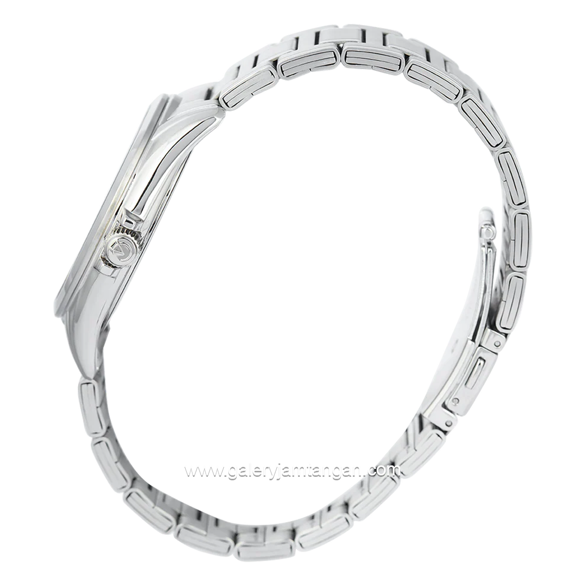Alexandre Christie AC 8684 MD Silver Dial White Stainless Steel