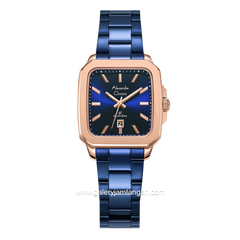 Alexandre Christie AC 8687 LD Blue Rosegold Stainless Steel