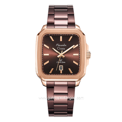 Alexandre Christie AC 8687 MD Brown Rosegold Stainless Steel