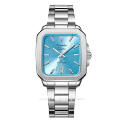 Alexandre Christie AC 8687 MD Macaron Silver Dial Blue Stainless Steel