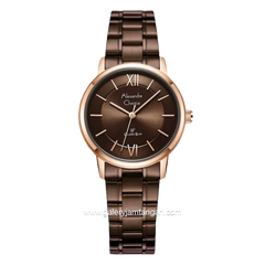 Alexandre Christie AC 8689 LH Brown Rosegold Stainless Steel