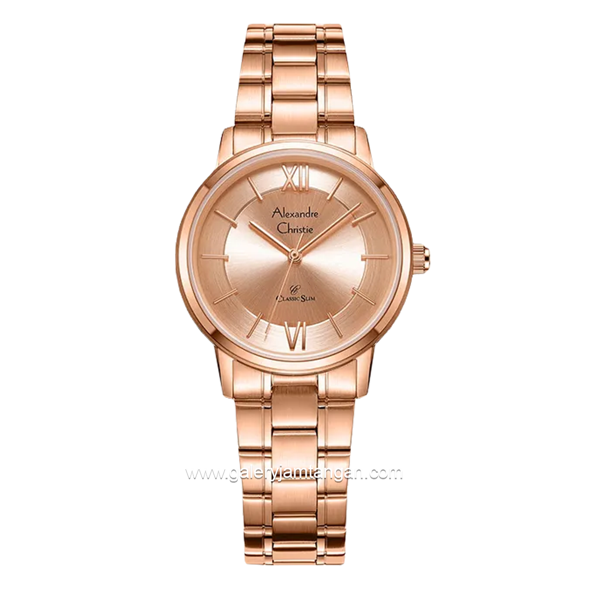 Alexandre Christie AC 8689 LH Full Rosegold Stainless Steel