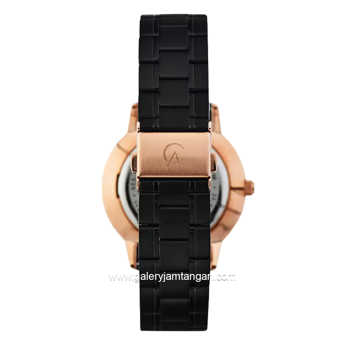 Alexandre Christie AC 8689 MH Black Rosegold Stainless Steel