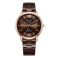 Alexandre Christie AC 8689 MH Brown Rosegold Stainless Steel