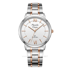 Alexandre Christie AC 8689 MH Combination Silver Gold Stainless Steel