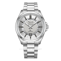 Alexandre Christie AC 8691 MD Silver Dial White Stainless Steel