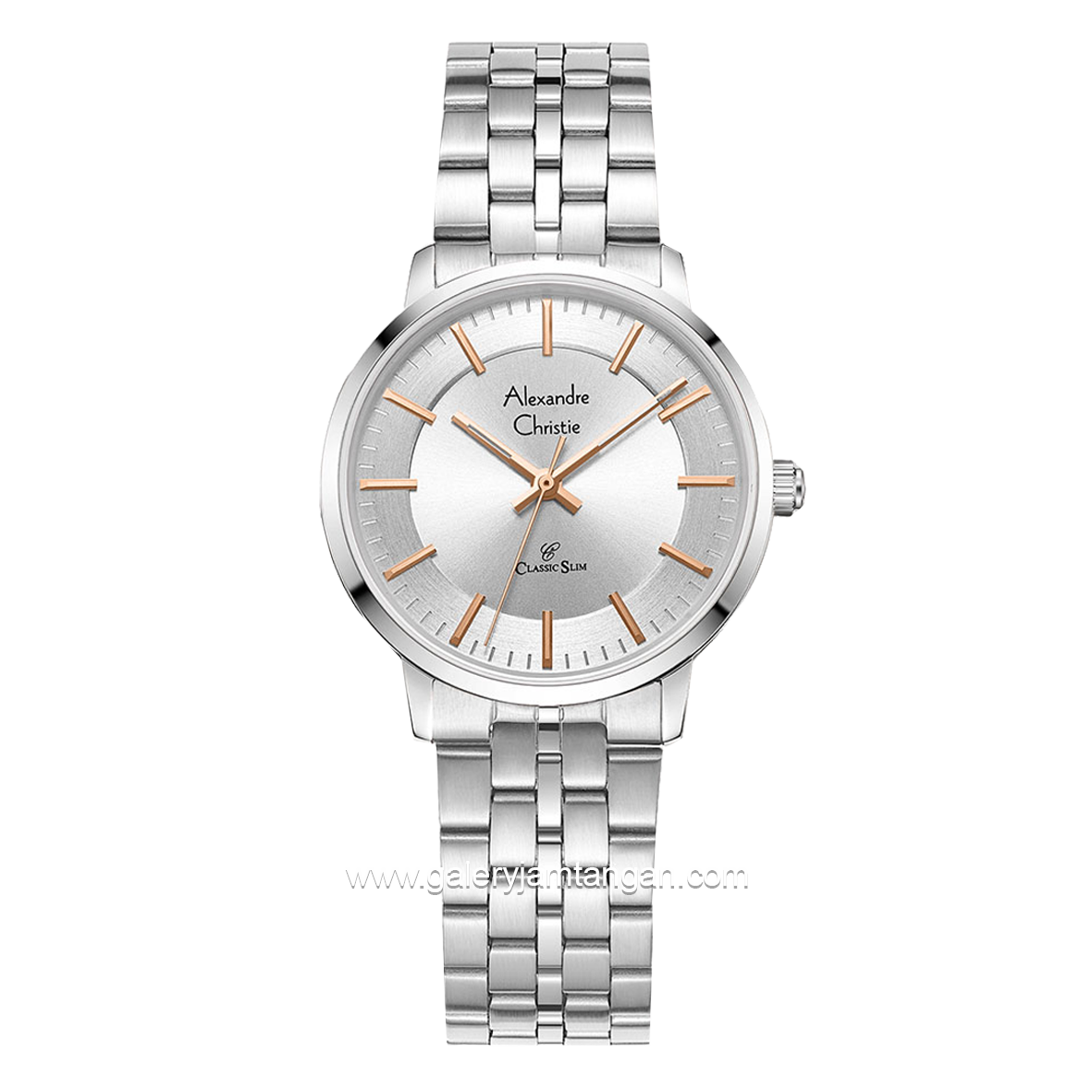 Alexandre Christie AC 8692 LH Silver Stainless Steel