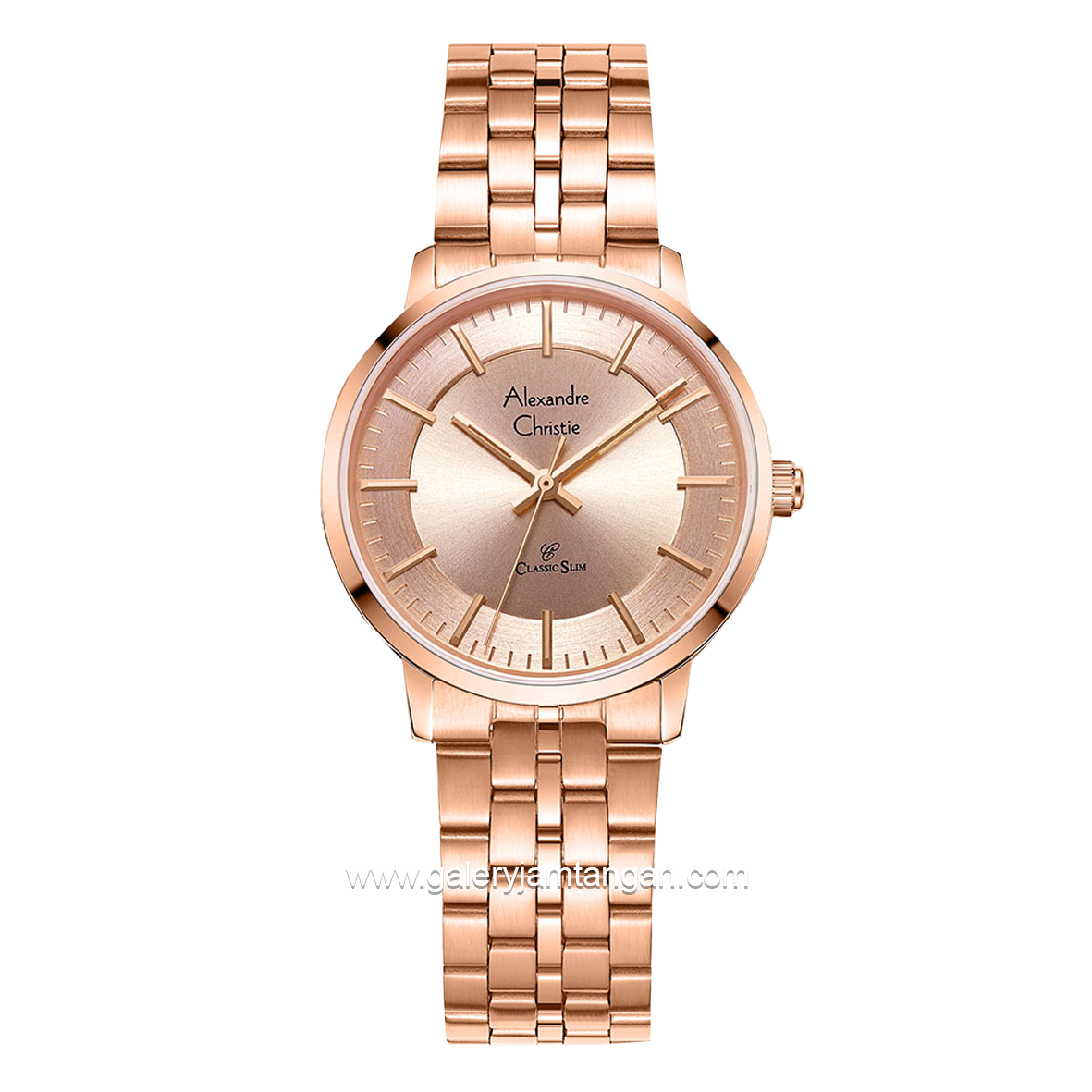 Alexandre Christie AC 8692 LH Rosegold Stainless Steel
