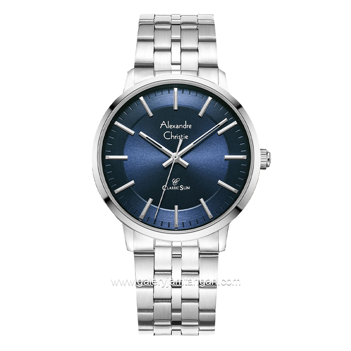 Alexandre Christie AC 8692 MH Silver Dial Blue Stainless Steel