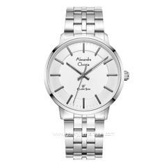 Alexandre Christie AC 8692 MH Silver Dial White Stainless Steel