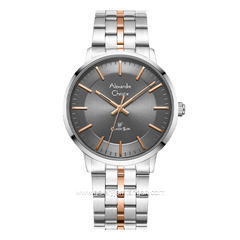 Alexandre Christie AC 8692 MH Silver Combinasi Dial Grey Stainless Steel