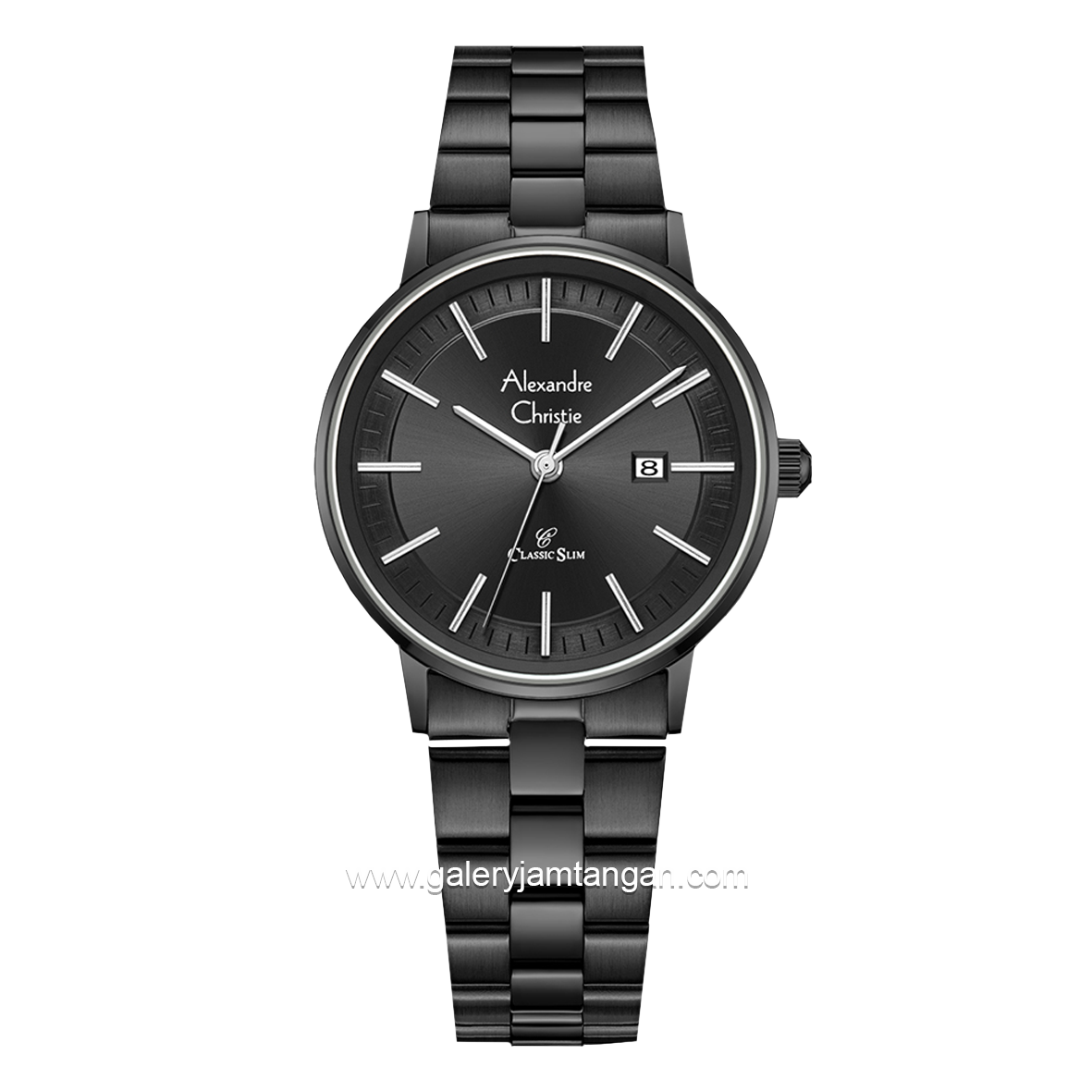 Alexandre Christie AC 8694 LD Full Black Stainless Steel
