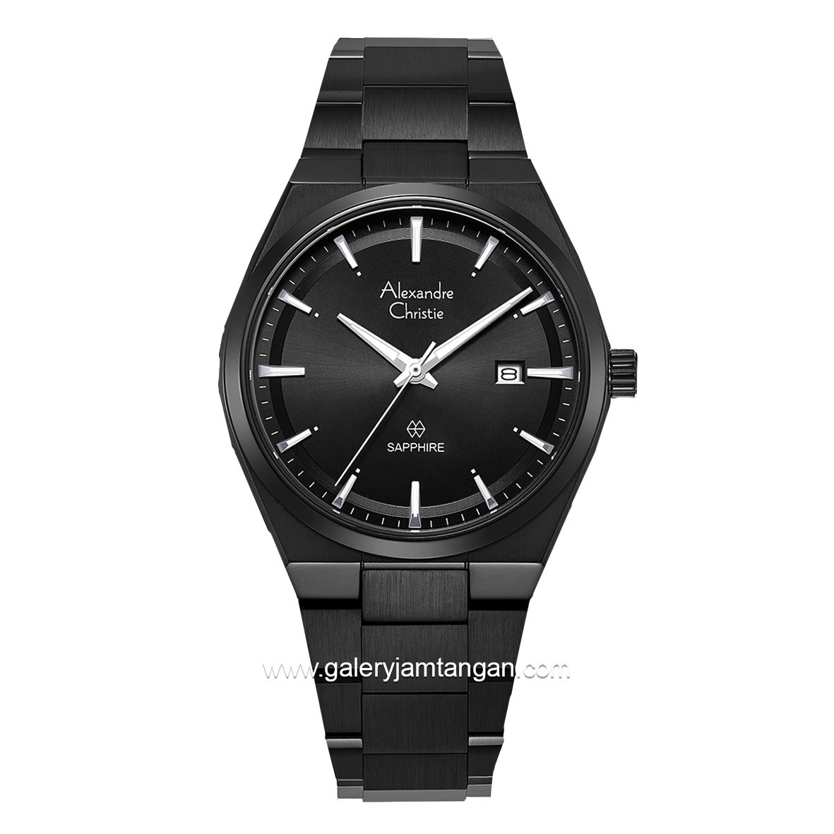 Alexandre Christie AC 8697 M DBlack Shappire Stainless Steel