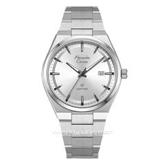 Alexandre Christie AC 8697 MD Silver Dial White Shappire Stainless Steel